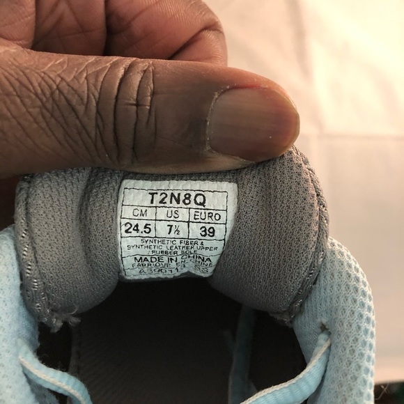 ASICS Gray/Pink Gel-Conteno Athletic running Shoes - Picture 7 of 8